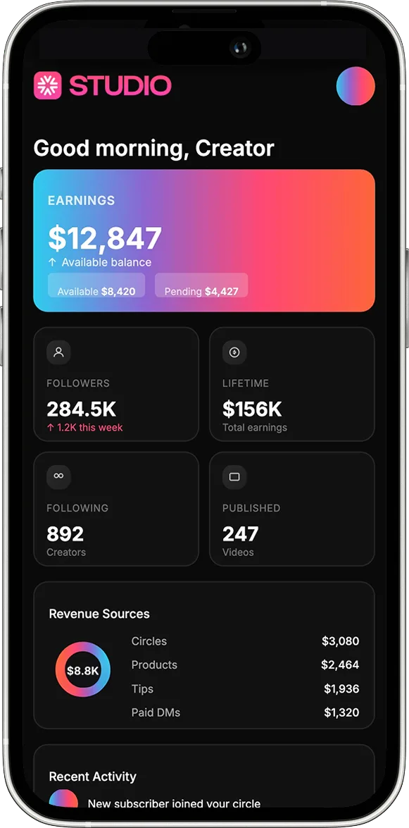 Studio app
